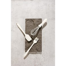 喚 HUAN 矽膠米白烘焙用具, 1個, 矽膠油刷_3cm, 白色