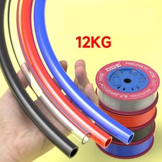 투명 우레탄호스 에어 컴프레셔 전용 고압 내압 에어호스, 28. 8x510m 레드