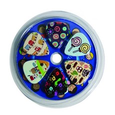 소년 소녀용 귀여운 기타 피크 - 미디엄 게이지 사이즈 - Cute Guitar Picks for s Boys and Girls - Medium Gauge Size - Cellu, 및  를 위한 귀여운 기타 추천
