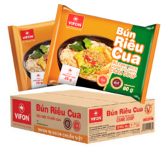 베트남 BUN RIEU CUA 게살 쌀국수 분리꾸아 비폰, 10개