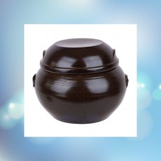 장식용 도자기 미니항아리 인테리어 옹기 고추장단지 전통양념통 4호, 1개