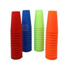 굿바이추천몰 스포츠용 스태킹컵 12입 컵타, 오렌지, 1세트, 오렌지