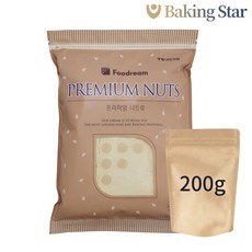 푸드림 아몬드가루 100% 우신 아몬드분말 200g (소분), 200g(소분), 1개