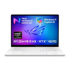 ROG 2024 ROG 제피러스 G16 라이젠9 지포스 RTX 4070, 플래티넘 화이트, 1TB, 32GB, WIN11 Home, GA605WI-QR102W