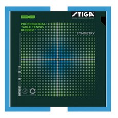 STIGA Symmetry桌球膠皮 提升控制力與旋轉 耐用專業級貼皮, 1個, 2.1,黑