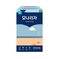 모나리자 아로마향 300매 6입 향기나는 퍼퓸 각티슈 미용티슈