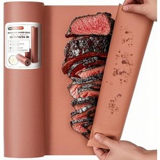 퍼크호미 18인치 x 200인치 2400인치 훈제 바비큐 그릴 훈제 고기용 핑크 정육점 종이 롤 핑크 18인치 x 200인치, Pink, 18" x 80'