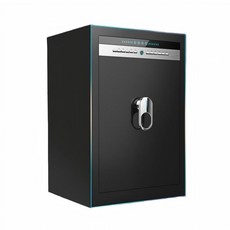 LOVFIR 지문 금고 홈 스틸 금고 스마트 히든 금고, 블랙 60CM