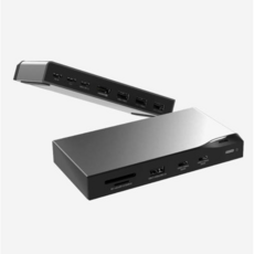 아트뮤 USB C타입 12in1 PD충전140W 8K/4K HDMI2.1 USB-C(DP1.4) 듀얼모니터 DEX지원 케이블포함 멀티허브 독 MH520