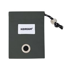 HiDream寵生幾何 山谷系列-方形撿便收納袋 撿便袋 寵物外出 寵物收納, 蕎麥灰, 1個