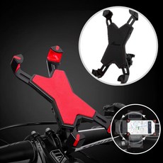 핏사운드 360도 회전 자전거 핸드폰 거치대, 1개, 블랙