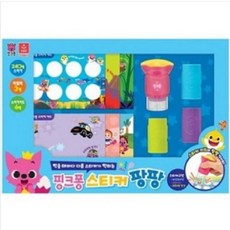 핑크퐁 스티커 팡팡 블루 스티커 놀이, 단품, 1개