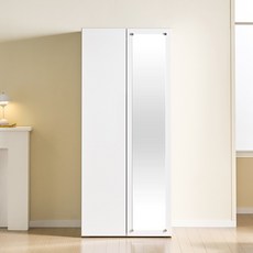 멜로우 LPM 400/800 옷장 이불장 거울 장농 시리즈, 800 거울도어 옷장, 화이트