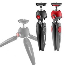 Manfrotto PIXI EVO 迷你腳架 桌上型三腳架 自拍腳架, 黑色, 1個