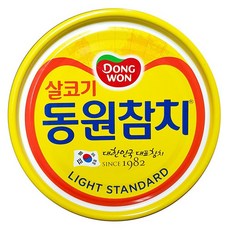 [동원F&B] 참치캔 (동원 살코기라이트스탠다드 200g) X 12, 200g, 1