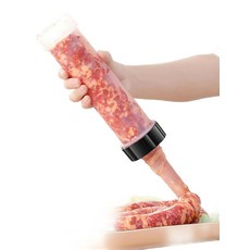 순대 햄 케이싱 전동 수동 오징어 가정용 소시지 기계, 1개, 케이스 체험팩