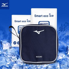 미즈노 프레시 아이스 쿨링 넥쿨러/넥밴드/아이스백, 보냉 파우치, 1개