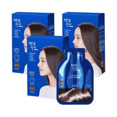 일체형 염색가인 빠른염색약, 블랙브라운, 15개, 블랙 브라운