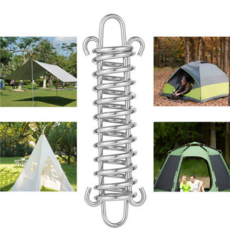 텐트 타프 윈드가드 보호 스프링 용수철 버클 차박 돌풍 바람 완충 텐셔너 천막 고정 후크