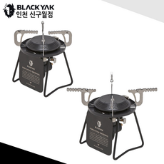 블랙야크 백패킹 캠핑 휴대용 미니 가스버너 세이프스토브 2BYBNX4901, BLACK, 999, BLACK, 1개