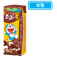 남양)초코에몽190, 190ml, 6개