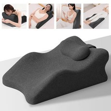 루무 다리베개 다기능 베개 패드 다리 올림 쿠션 다기능 엎드려 자는 베개 발돋움 핸드폰놀이, 진 그레이, 1개 진 그레이, 1개