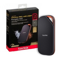 SanDisk Extreme Pro USB4 2TB 行動固態硬碟, 黑色