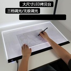 【開發票/統編】拷貝台 素描板 透光板 書法 臨摹 練字 動漫 線稿 繪圖板, 1個