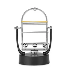 휴대용 모바일폰 흔들기 장치 USB 인터페이스 배터리로 작동되는 재사용 가능한 플라스틱 스윙 보수계 사무, 01 Silver