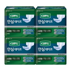 Depend 利清爽 安全膠帶小尺寸, 中型, 11入, 4包