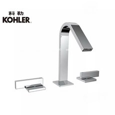 科勒KOHLER 蘿瑞系列 K-14661T-4-CP 8寸雙把三孔分體冷熱水浴缸洗臉盆龍頭, 1個