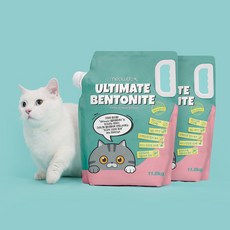 미유박스 대용량 고양이모래 울티메이트 벤토나이트 오리지널, 11.8kg, 2개, 무향