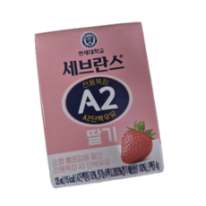세브란스에이투 전용목장 단백우유 딸기, 125ml, 48개