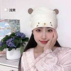 月子帽春夏薄款純棉A類產婦帽春秋透氣防風孕婦產後用品頭巾髮帶