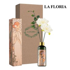 라플로리아 꽃 디퓨저, 1개, 200ml, S5.장미뿜뿜향/B9.미니모란-L12/화이트
