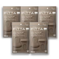 피타마스크 일본 연예인 마스크 5팩 15매입, 5개, 모카