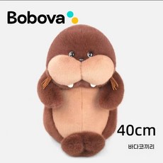 BOBOVA 바다표범 봉제인형 애착인형 귀여운 캐릭터 인형 어린이 생일 여자친구 기념일 선물, 1개, 뉴 릴렉스 시리즈-팬더