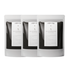 구월의아침 쪄서볶은 검은깨 흑임자가루 검정깨 분말 500g, 3개