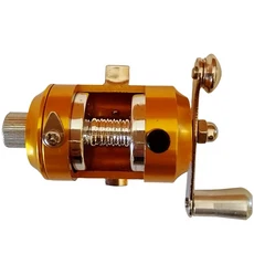 모든 금속 낚시 캐스팅 트롤링 핸들 베어링 루어 릴 JKS51 휠 커버 스풀 11+1 합금 미끼 드럼 탄소, [02] 오른손, 02 금