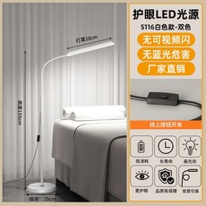 피부샵 스탠드 조명 문신 반영구 살롱 뷰티 램프, 화이트 비톤 라이트 (흰색과 따뜻함)