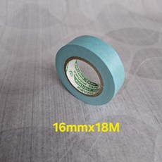 YAMATO和紙膠帶 遮蔽膠帶 不殘膠膠帶 手撕易斷 使用便利 易黏貼 不易滲透, 1個, 16mm*18M 菊水