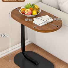 광파오븐 렌지대 철제 선반 대리석 전자레인지선반 인출형 1단 보관대 전자레인지장, K. 둥근 n 호두 색상