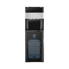 ROSHI 樂氏 立式飲水機, 1個, 1L, 下置水桶黑灰款+三龍頭+自帶童鎖:溫熱(開水＋常溫)