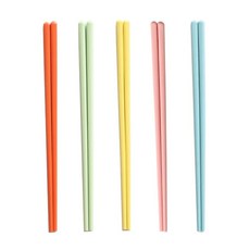 젓가락 세트 10P 10색상 선물용세트 집들이선물, E. 마카롱 컬러 5쌍 선물상자