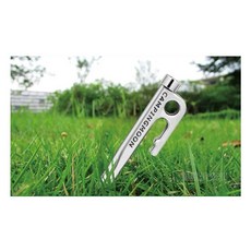 【Campingmoon 柯曼】420不鏽鋼營釘 買5送1 買10送1再送收納袋 鋼釘 地釘 露營營釘 天幕營釘 抗鏽, 1個