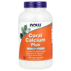 나우푸드 코랄 칼슘 플러스 베지 캡슐, 250정, 1개