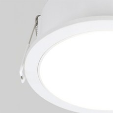 밀셀코 딥컷오프 다운라이트 12.7cm 15W 전구색 플리커프리다운라이트, 1