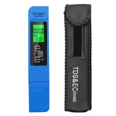 YOUPIN TDS EC 휴대용 측정기 디지털 워터 테스터 수질 순도 모니터 테스트 온도, Blue