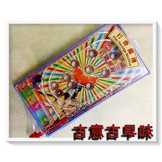 古意古早味 迷你彈珠台 懷舊童玩 造型糖果機 14x7x3cm 顏色隨機, 1個