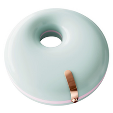 민아루 도넛 치아 교정기 틀니 케이스 칸막이 없음, 단일상품(그린)